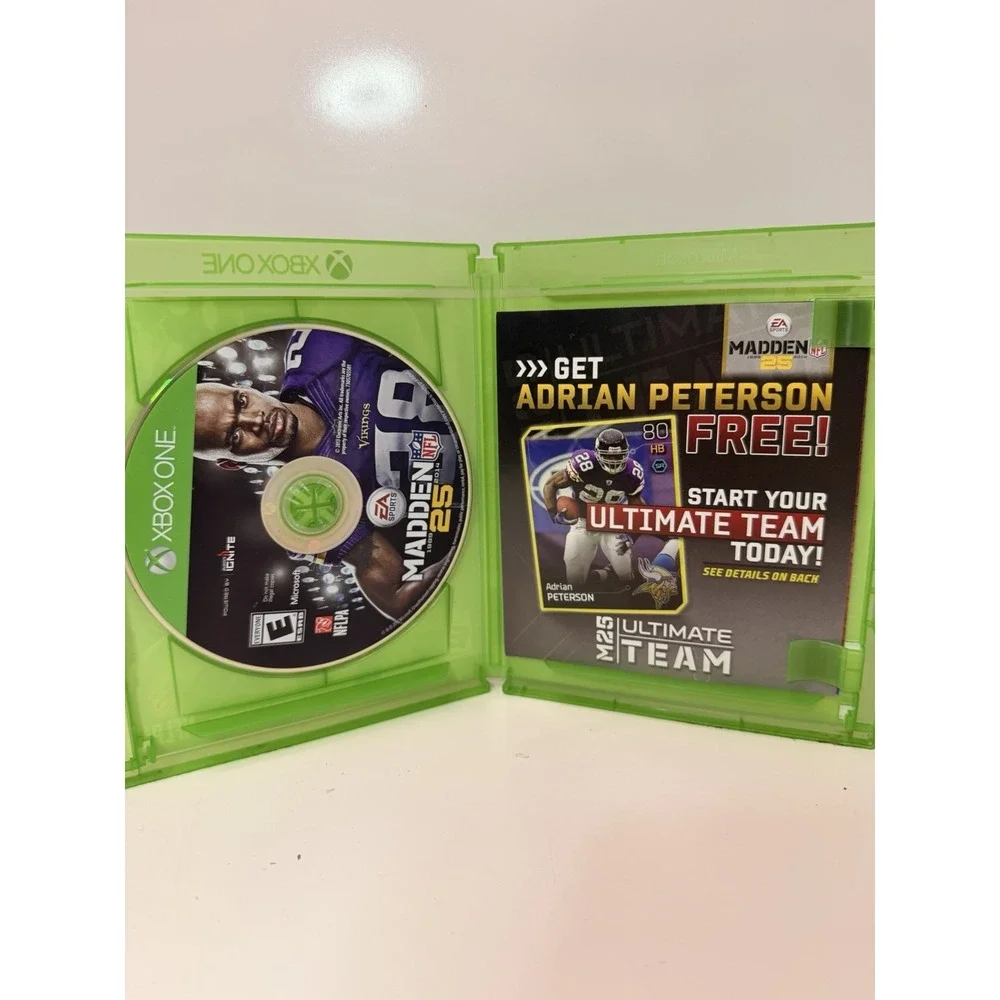Madden NFL 25 Xbox One 2014 Complete With Case Tested Working